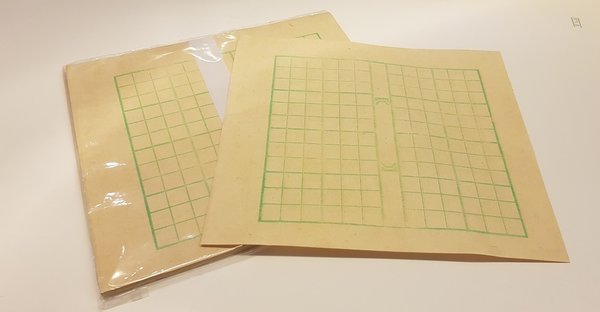 九宮格紙 Rijstpapier met ruitjes/Ricepaper For Calligraphy