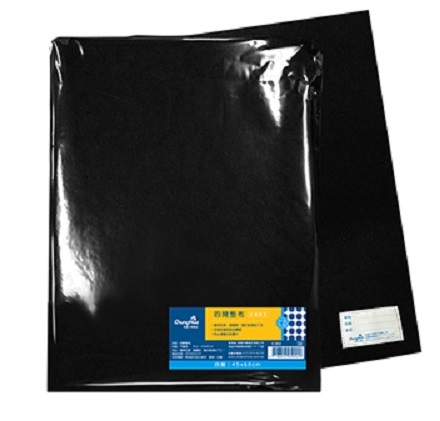 四開書畫墊布 Zwarte vilt -onderlegger voor het schilderen/Black Blanket For Painting (60 x 45 cm) 4K