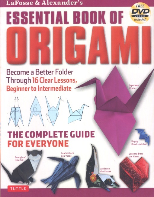 Essential Book of Origami-The Complete Guide For Everyone-Beginner to Intermediate + DVD