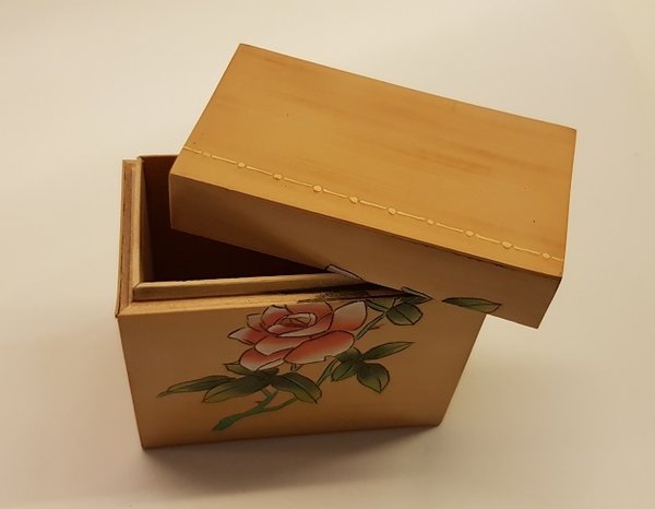 Bamboedoos met deksel (A)/Bamboo-box with cover (A)